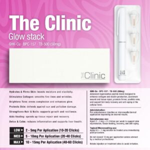 The Clinic – Glow Stack 50mg Pre-Filled Pen | GHK-Cu | BPC-157 | TB-500