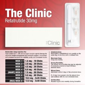 The Clinic – Retatrutide 30mg Premium Pre-filled Pen