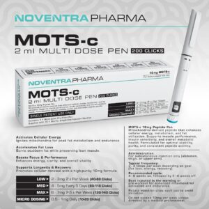 Noventra Pharma MOTS-c 10mg Pen | Mitochondrial Peptide for Energy & Longevity