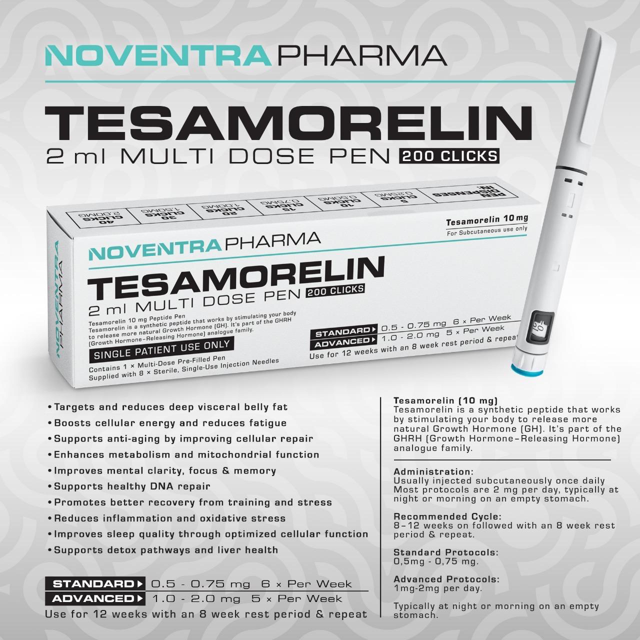 Noventra Pharma Tesamorelin 10mg Multi-Dose Pen
