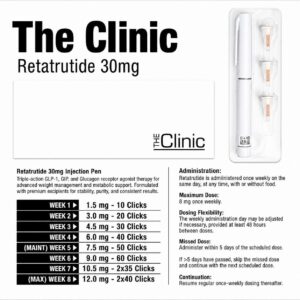 The Clinic – Retatrutide 30mg Premium Pre-filled Pen