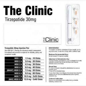 The Clinic – Tirzepatide 30mg Premium Pre-filled Pen