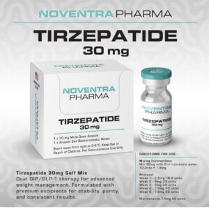 Noventra Pharma Tirzepatide 30mg Self-mix | GLP-1 / GIP Weight Loss Peptide